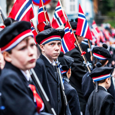 Norwegian Children Represent the Nation during the Celebratory Parades