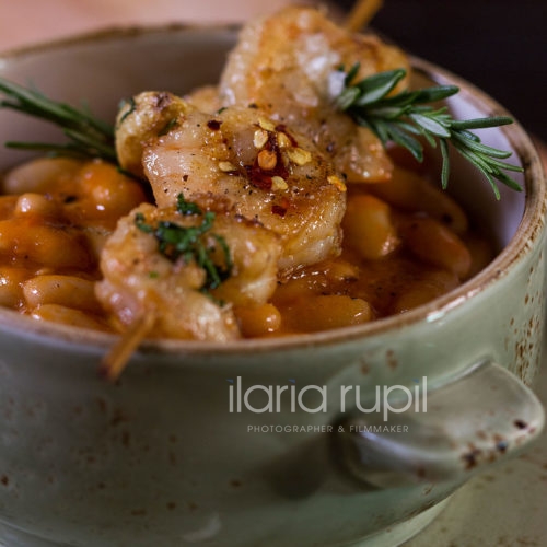Venice Beans Soup with Shrimps